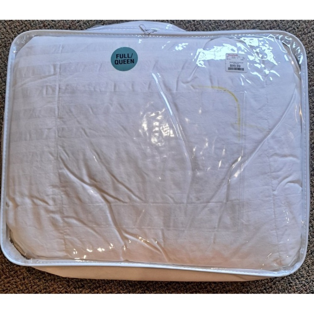 Super Warm White Cotton Down Comforter Duvet Insert Queen/Full
